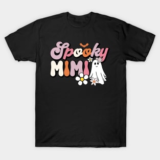 Groovy Spooky Mimi Halloween Retro Costume T-Shirt